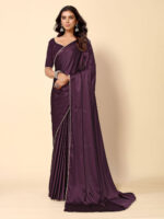 Silk trending Embellished saree With Blouse Piece For Women's