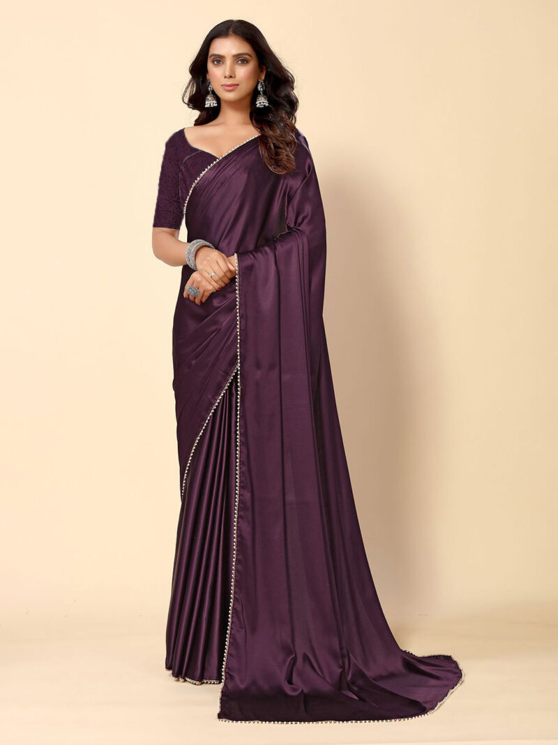 Silk trending Embellished saree With Blouse Piece For Women's