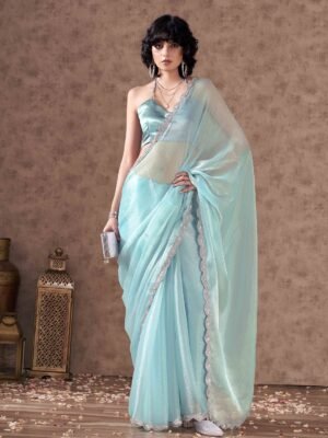 Jimmy Choo Designer Chiffon Saree – Lightweight, Elegant & Trendy for Women