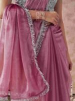 Jimmy Choo Party Wear Saree – Glamorous Chiffon Saree with Blouse