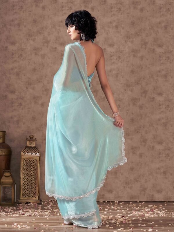 Jimmy Choo Designer Chiffon Saree – Lightweight, Elegant & Trendy for Women
