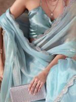 Jimmy Choo Designer Chiffon Saree – Lightweight, Elegant & Trendy for Women